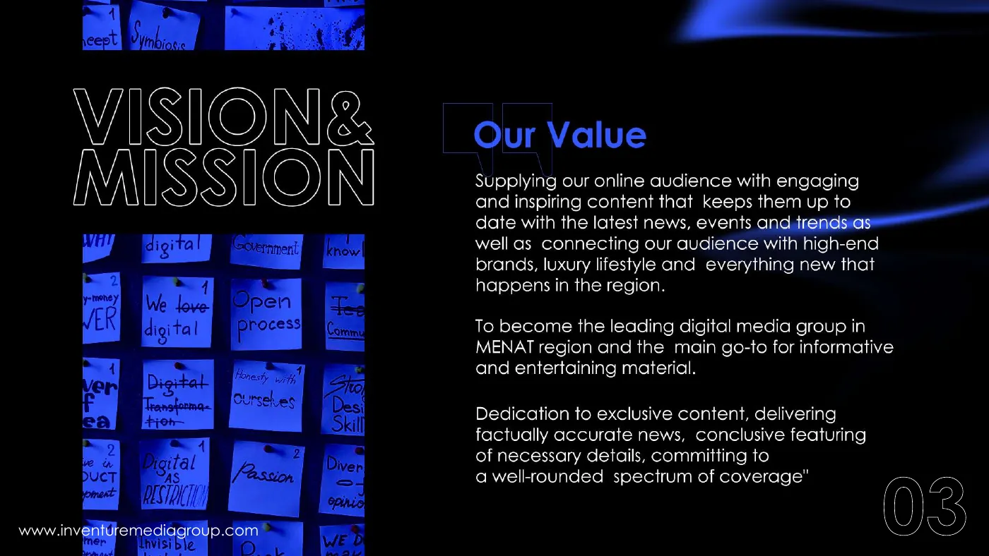 Vision and mission