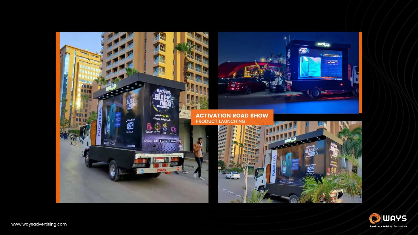 Portfolio page: activation road show