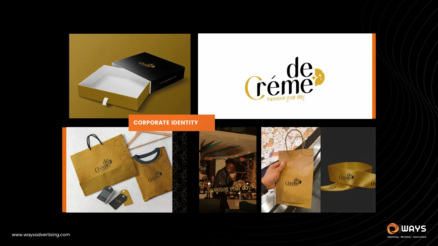 Portfolio page: corporate identity