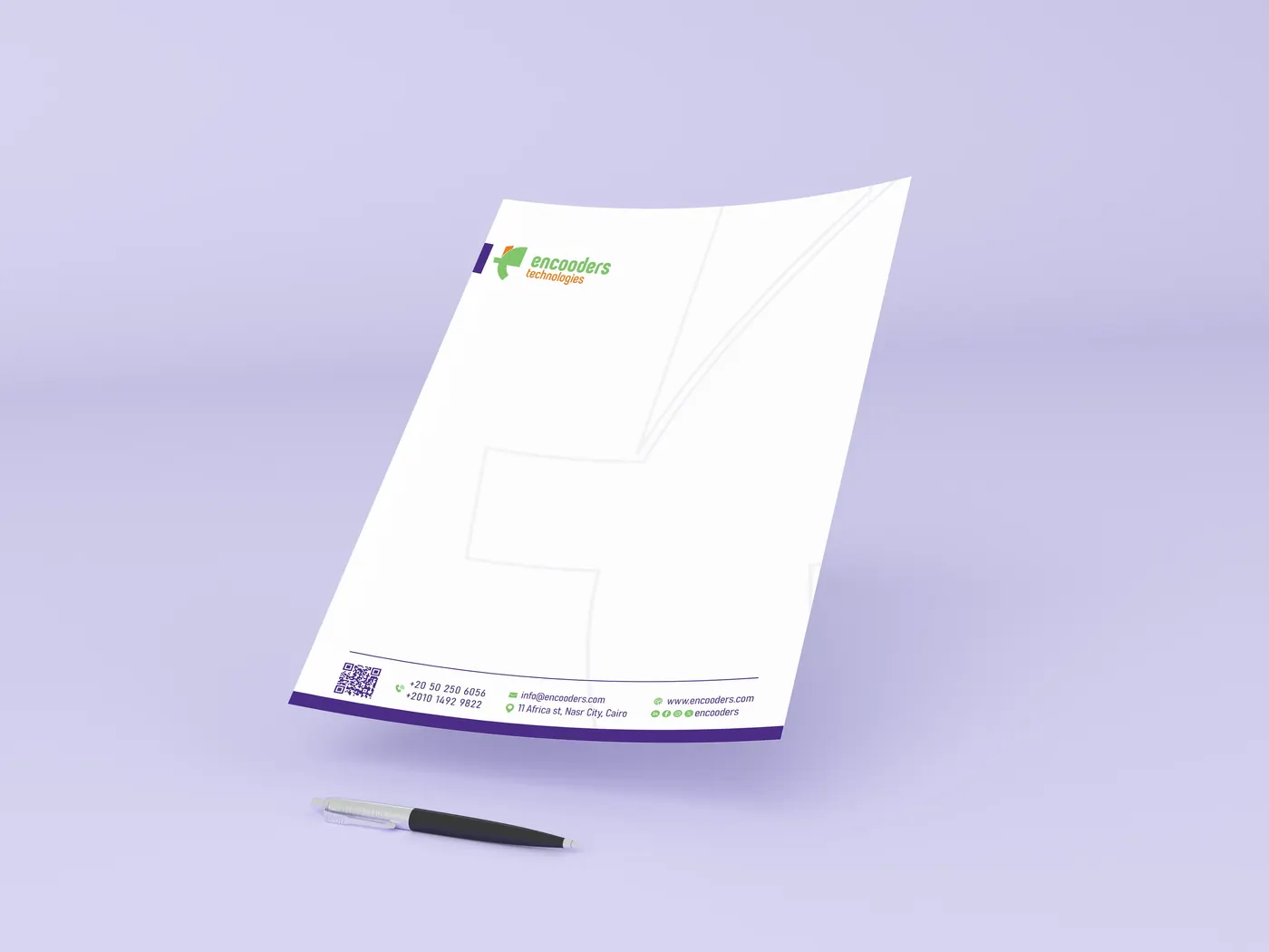 Encooders letterhead