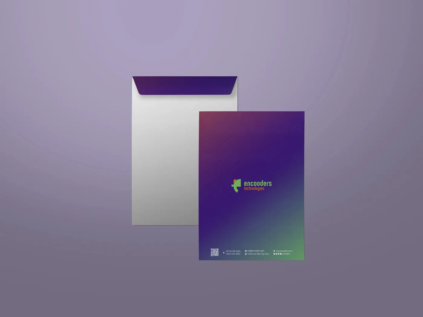 Encooders envelope and letter